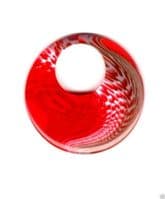 IMPEX TRIMITS JEWELLERY - RED LARGE ROUND RT52